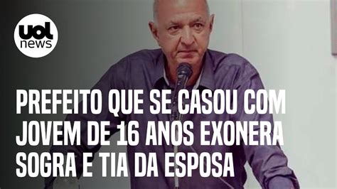 Prefeito de Araucária que se casou jovem de 16 anos exonera sogra