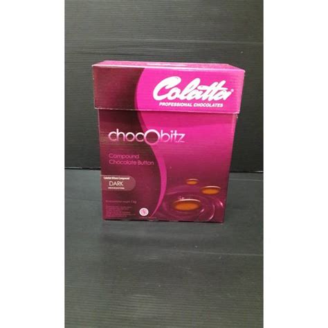 Jual COLATTA CHOCOBITZ DARK COMPOUND CHOCOLATE BUTTON 1KG COKLAT BOTTON