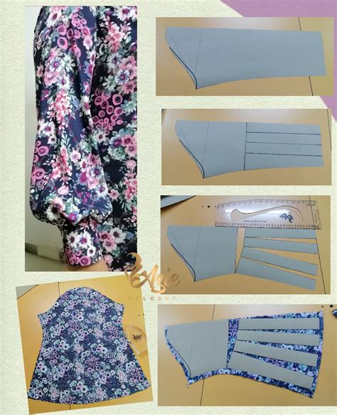 Pin Oleh Azie D Closet Di Sewing Tutorials Pola Lengan Baju Pola