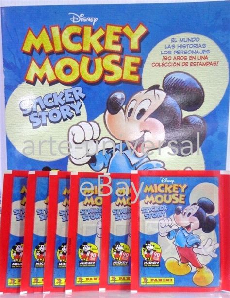 50 Packs Album DISNEY Mickey Mouse 90 Anniversary Panini Sticker