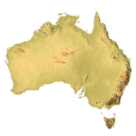 Australia 3D model terrain | Custom 3D Models and 3D Maps