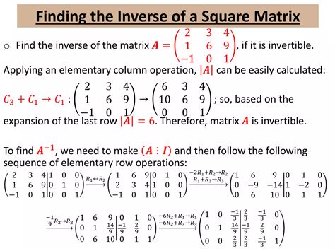 Matrix Algebra Ppt