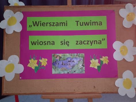 Szkolny Konkurs Recytatorski Wierszami Tuwima Wiosna Si Zaczyna