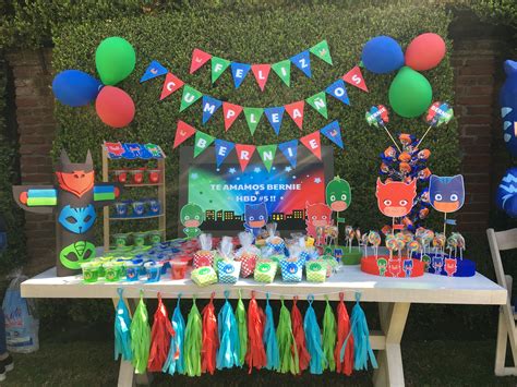 Mesa De Dulces Pj Masks Pj Masks Birthday Pj Masks Birthday Party