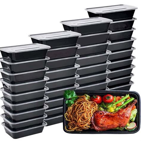 Meal Prep Containers 26 Oz Microwavable Reusable Containers With Lids