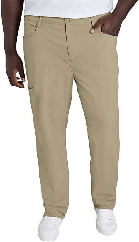 Mens Weatherproof Vintage Performance Weather Flex Tech Pants Khaki