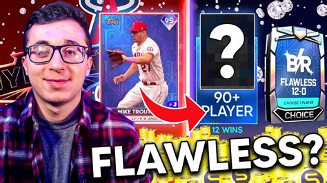 95 MIKE TROUT HELPS ME GO FLAWLESS 12 0 IN BATTLE ROYALE MLB THE