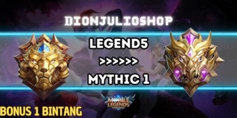 Beli Joki Mlbb Paket Rank Legend Mythic Mobile Legends Terlengkap Dan Termurah Juni 2024 2636409