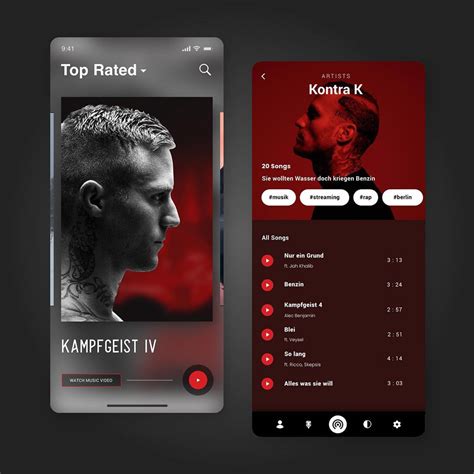 Music Streaming Web Design Behance