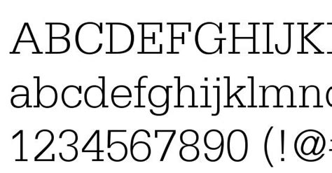 Serifa Lt 45 Light Font Download Free Legionfonts