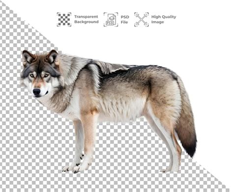 Psd Wolf Isolated On Transparent Background Premium Ai Generated Psd