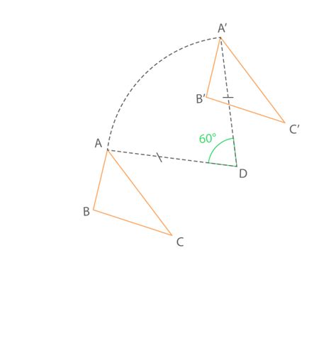 Construire Limage Dune Figure Par Une Rotation 4e Exercice