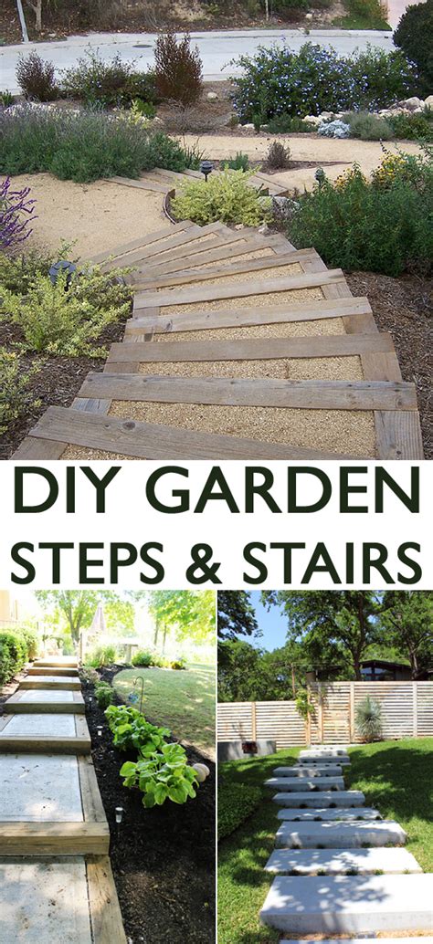 15 Awesome DIY Garden Steps and Stairs