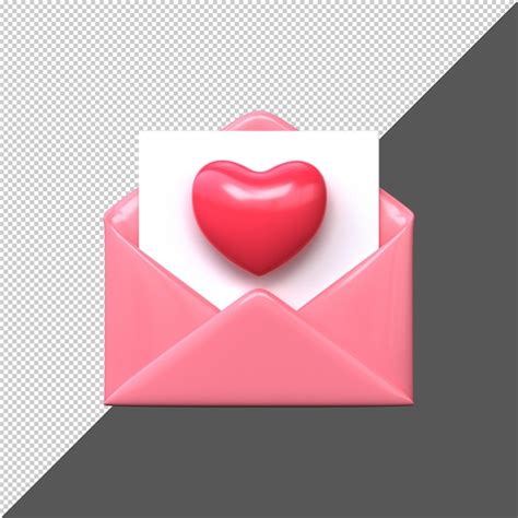 Illustration D Une Enveloppe Ouverte Avec Des Coeurs Saint Valentin