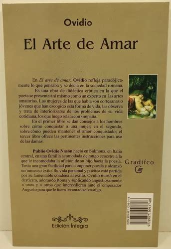 Libro El Arte De Amar Ovidio Nogal MercadoLibre