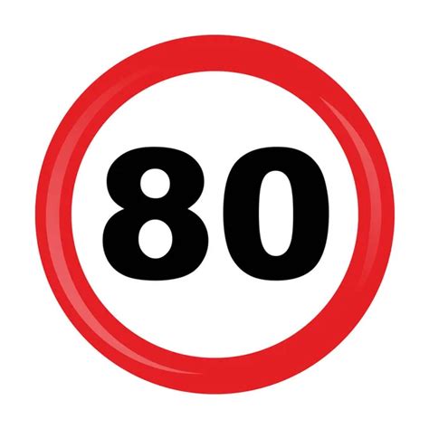 Speed Limit Traffic Signs Vector Icon Stock Vector Image By Selim