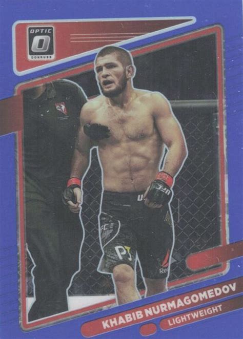 Khabib Nurmagomedov 2022 Optic UFC 67 Blue 99 Price Guide Sports