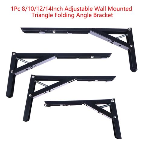 Soporte De Ngulo Plegable Triangular Ajustable Montado En La Pared