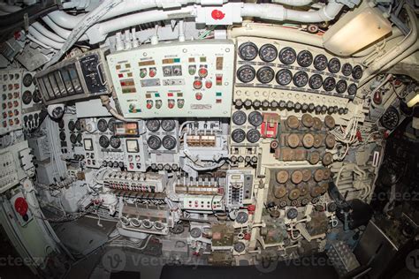 Submarine Control Room Interior View Stock Photo At Vecteezy