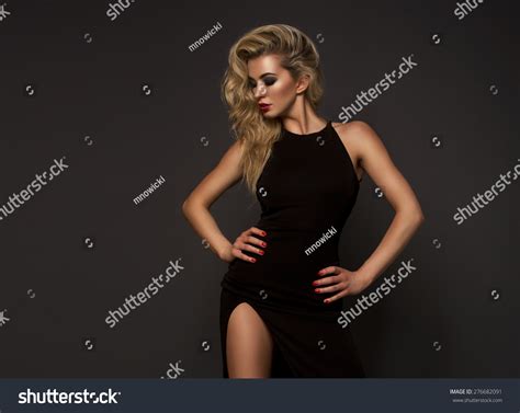 93 278 Black Dress Sexy Blonde Images Stock Photos Vectors Shutterstock