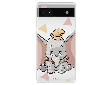 Capa Para Google Pixel A Oficial De Disney Dumbo Silhueta Transparente