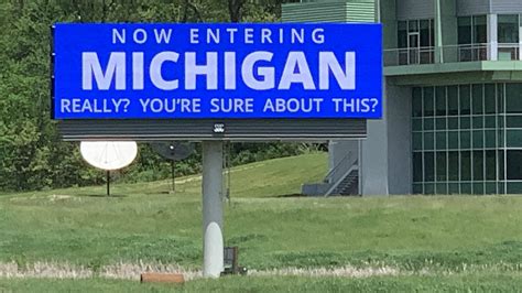 Indiana Billboards Poke Fun At Michigan Coronavirus Restrictions Wjmn