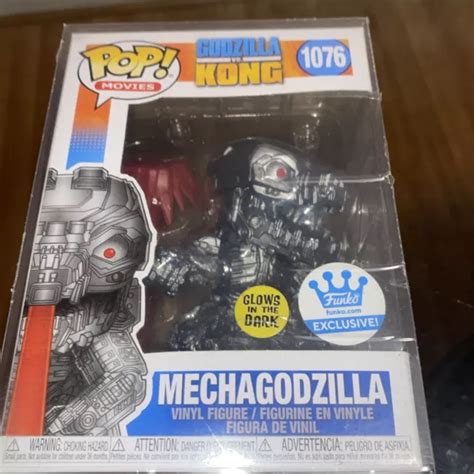 Godzilla Vs Kong Mechagodzilla Gitd Funko Shop Exclusive Pop Vinyl