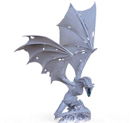 'Game of Thrones' Ice Dragon and the Night King Statue (Exclusive)