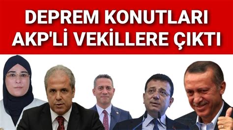 Akp Li Vekillere Deprem Konutu Fenerbah E Alanya Z P Z P Mahir