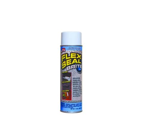 Flex Seal Fsb20 14 Ounce White Brite Liquid Rubber Sealant Spray At