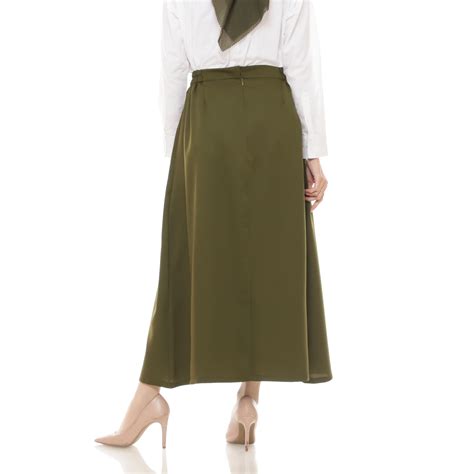 Rok Dewasa Model Terbaru Premium Tebal Basic Skirt Erok Letter A