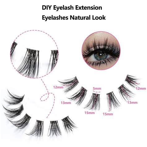 Dslong Cluster Lashes Diy Extensions Clusters Set For Manga Anime