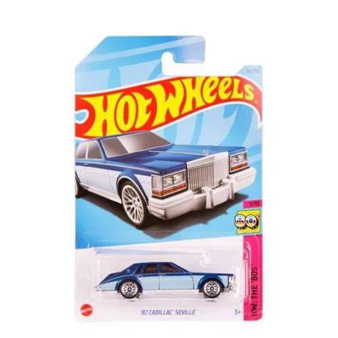 HKJ Машинка металлическая игрушка Hot Wheels коллекционная модель Cadillac Seville синий
