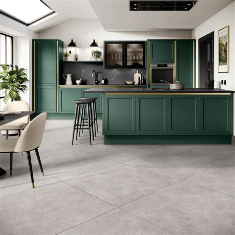 Ares Grey Cement Effect Matt Large Porcelain Floor Tile