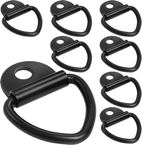 Niechase V Ring Tie Down Anchors 8PCS 2 Diameter Steel Bolt On