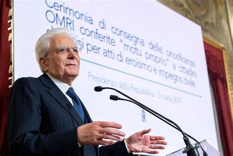 Quirinale Mattarella Consegna Onorificenze Agli Eroi Civili Anche