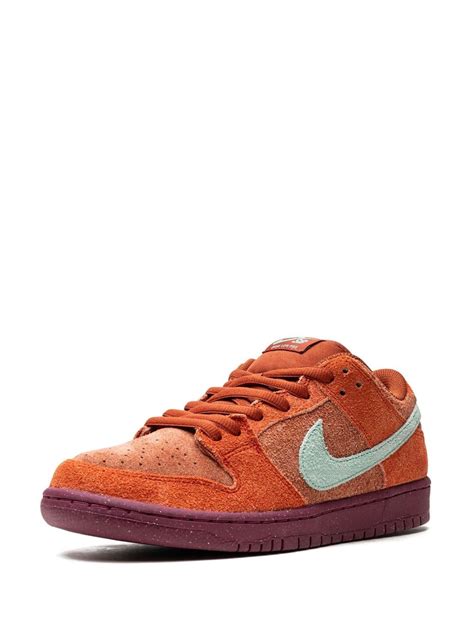 Nike Sb Dunk Low Pro Prm Mystic Red Sneakers Orange Farfetch