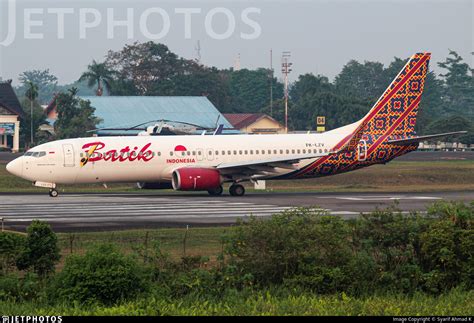 PK LZV Boeing 737 8GP Batik Air Syarif Ahmad K JetPhotos