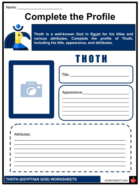 Thoth Worksheets Name Origin Attributes And Relatives