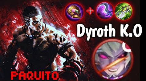 This Paquito Item Makes Dyroth Helpless Best Build Paquito Mlbb