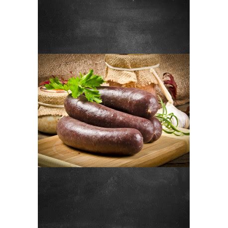 Boudin Noir aux oignons Au Délice gourmand Le Dorat