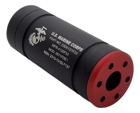 Supressor Silenciador G Airsoft 38x100 Rosca 14mm Esq Full Frete grátis