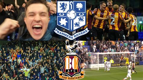 Limbs As Andy Cook Scores Brace Against Former Club Tranmere Rovers 1 2 Bradford City Match