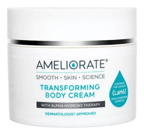 Ameliorate Transforming Body Cream ingredients (Explained)