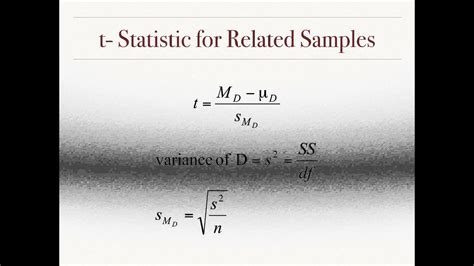 Repeated Measures T Tests Part I Introduction Youtube