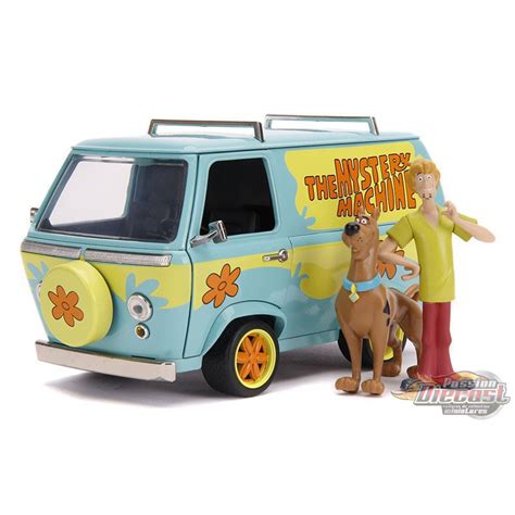 Scooby Doo Mystery Machines Avec Figurines Scooby Shaggy Jada