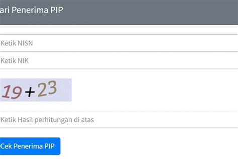 Gunakan Nik Nisn Beserta Syarat Aktivasi Akun Cek Penerima Pip