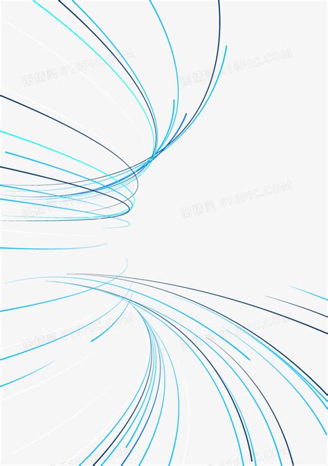 矢量手绘蓝色科技线条图片免费下载 PNG素材 编号158iqqyk1 图精灵