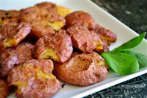 No Boil Crispy Roasted Smashed Potatoes Recipe