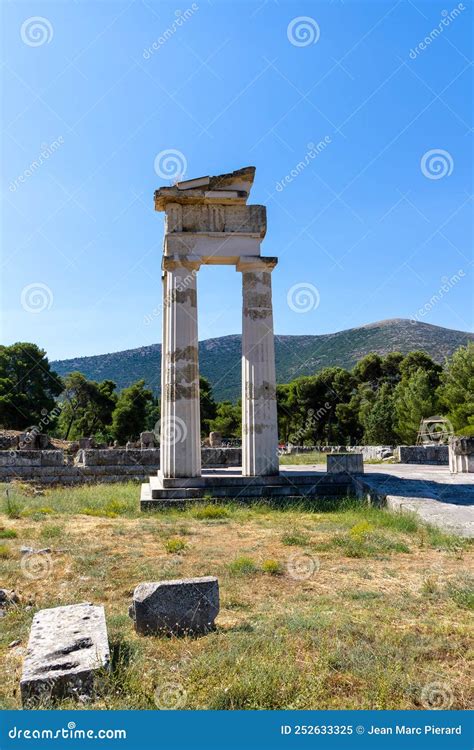 Greece, Epidaurus, Archaeological Site, Ruins of Ancient Greek City ...